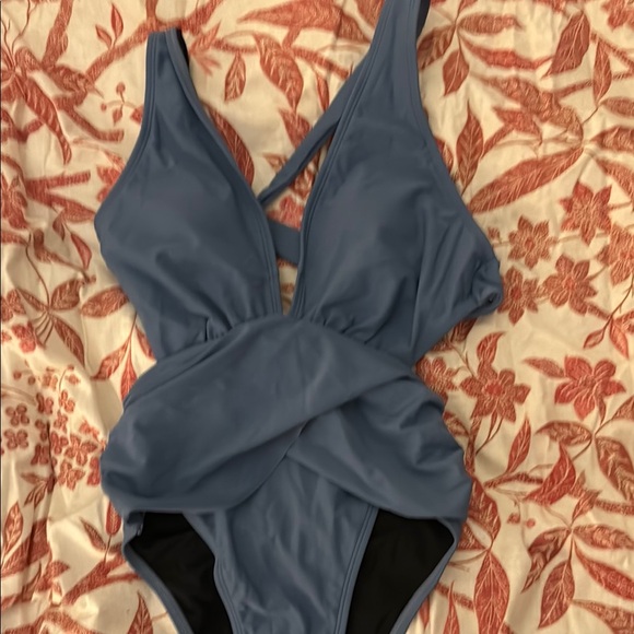 Cushe Blue One-Piece Swimsuit - Picture 1 of 2